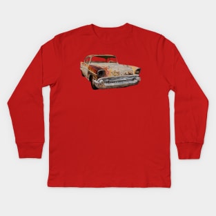 Rostiges Auto Kids Long Sleeve T-Shirt